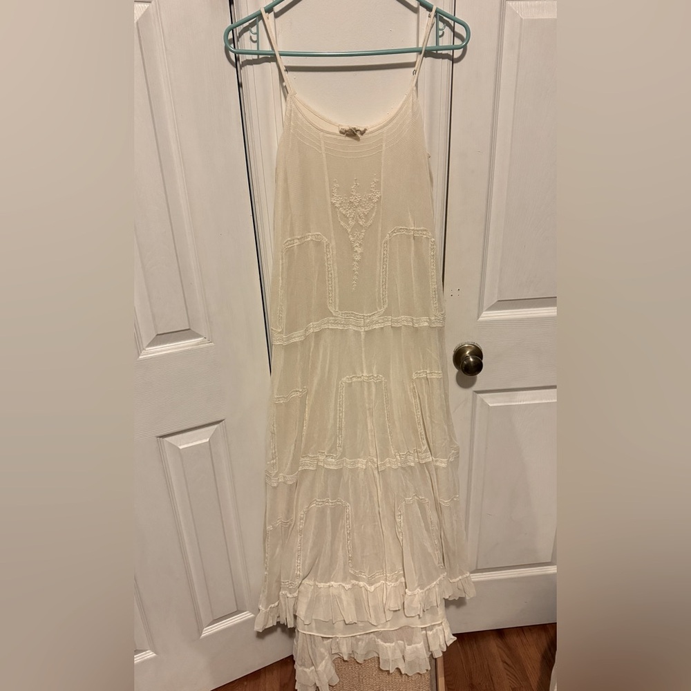RALPH LAUREN DENIM SUPPLY Vintage lace/embroidered maxi dress